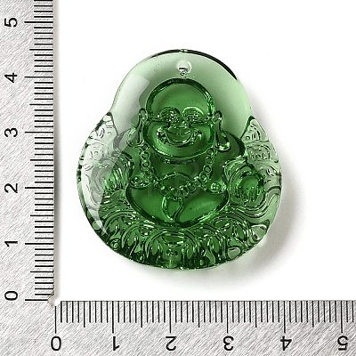 Glass Pendants GLAA-C033-04F-1