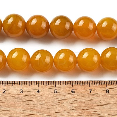 Natural Multi-Color Agate Beads Strands G-A261-B18-14mm-1