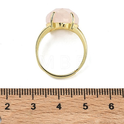 Brass Cuff Open Rings RJEW-D347-04G-13-1