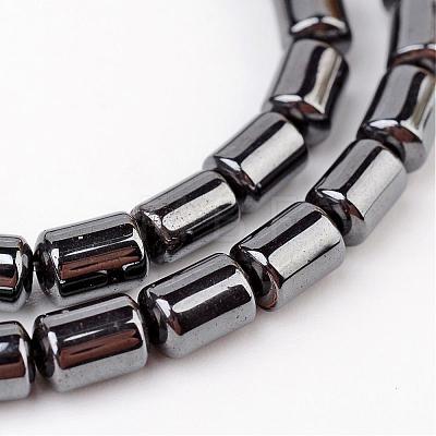 17.5 inch Non-Magnetic Synthetic Hematite Necklace X-IMN009-1