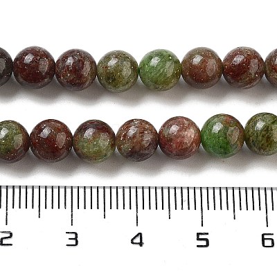 Natural Green Opal Beads Strands G-H045-A03-8MM-1