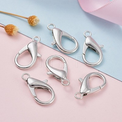 Zinc Alloy Lobster Claw Clasps E107-P-NF-1