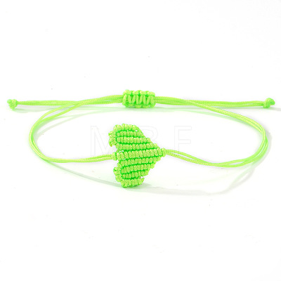 Adjustable Braided Polyester Cord Bracelets for Friendship and Couple VG5785-6-1