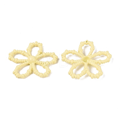 Spray Painted Alloy Flower Multi-Strand Links PALLOY-Q464-01D-1