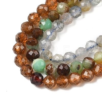 Natural Mixed Gemstone Beads Strands G-G161-A15-03-1