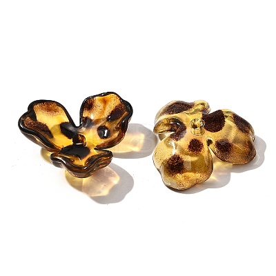Printed Transparent Acrylic Beads OACR-D303-02-1