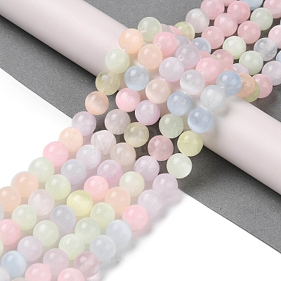 Macaron Color Natural Selenite Beads Strands G-Q162-A01-02A-02-1