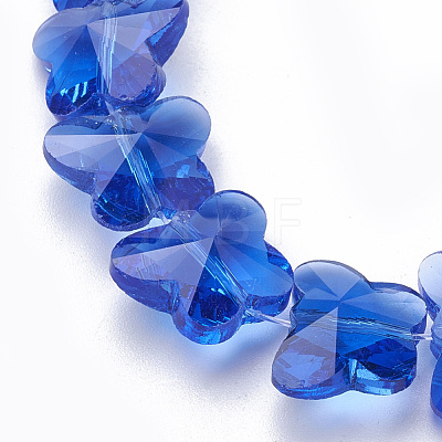 Transparent Glass Beads GLAA-Q066-14mm-B09-1