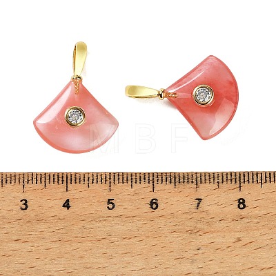 Cherry Quartz Glass Pendants GG-CBA1AE1-01G-02-1