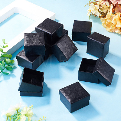 Shell Textured Paper Jewelry Ring Storage Gift Boxes CON-TAC0014-15E-1