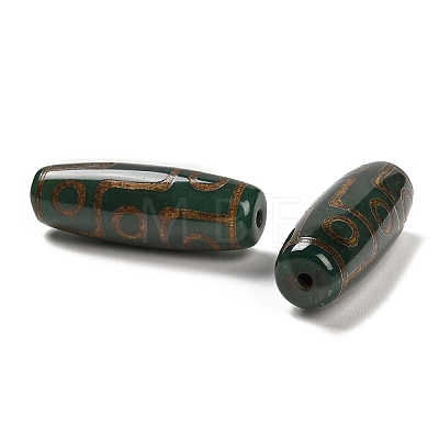 Tibetan Style dZi Beads TDZI-R002-02B-1