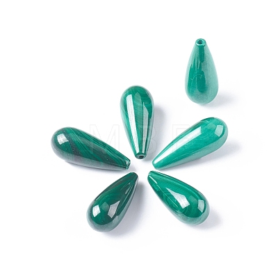 Natural Malachite Beads X-G-E557-14C-1