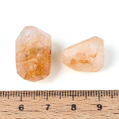 Natural Yellow Hematoid Quartz/Golden Healer Quartz Beads G-N360-11A-03-1