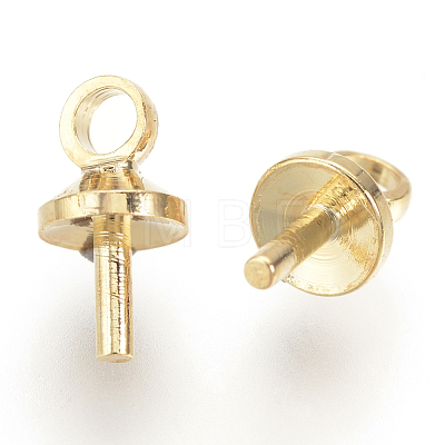 Brass Peg Bails Pendants X-KK-Q675-90-1