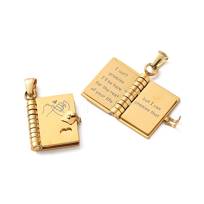 304 Stainless Steel Pendants SA-CBA694E-01G-04-1