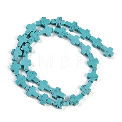 Synthetic Turquoise Beads Strands G-I369-A09-01-1