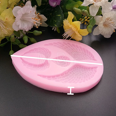 Wing DIY Food Grade Silicone Molds X-AJEW-P046-50-1