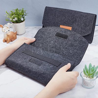 Nylon & Felt Storage Pouch Bag Protective Case ABAG-WH0042-04-1