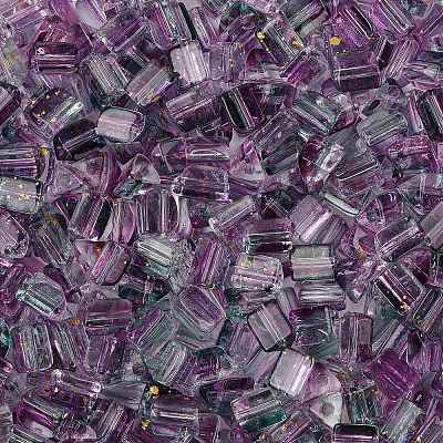 Transparent Spray Painted Glass Seed Beads SEED-L011-10A-02-1