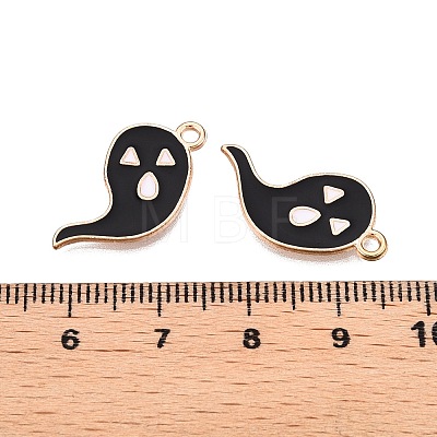 Halloween Theme Alloy Enamel Pendants PALLOY-N176-40B-RS-1