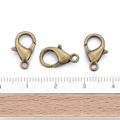 Antique Bronze Alloy Lobster Claw Clasps X-E105-NFAB-1