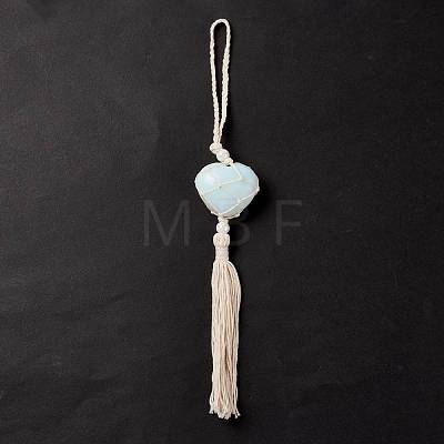 Opalite Pendant Decorations HJEW-E579-01H-1