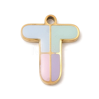 304 Stainless Steel Pendants STAS-K297-09T-G-1