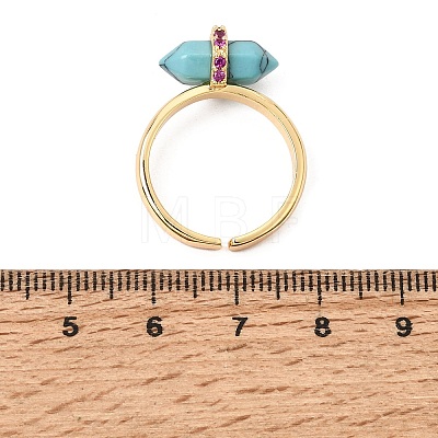 Synthetic Turquoise Cuff Rings GG-CBA0B5A-03G-01-1