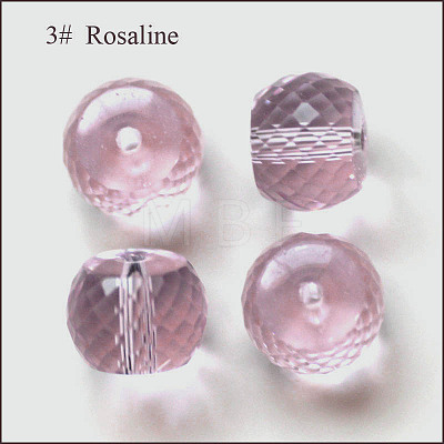 Imitation Austrian Crystal Beads SWAR-F064-10x8mm-03-1