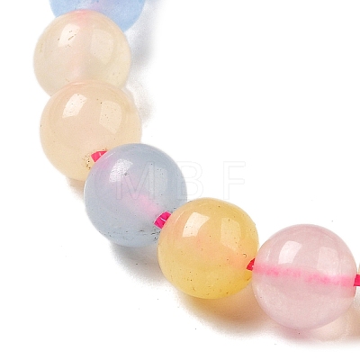 Dyed Natural Malaysia Jade Beads Strands G-G021-02A-14-1