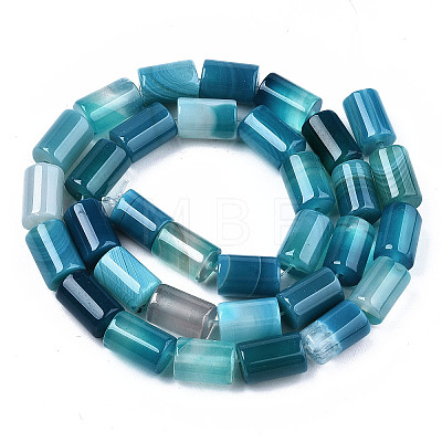 Natural Agate Beads Strands G-T131-70B-1