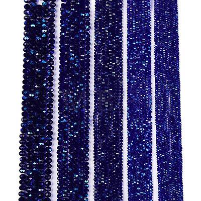 Electroplate Glass Beads Strands EGLA-A044-T8mm-L06-1