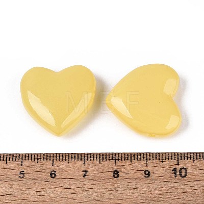 Dyed & Heated Imitation Jade Glass Beads GLAA-T023-44C-1