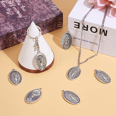 20Pcs Tibetan Style Alloy Pendants FIND-SZ0005-95-1