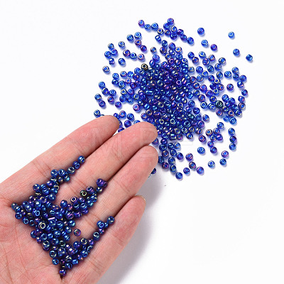 6/0 Round Glass Seed Beads SEED-US0003-4mm-168-1
