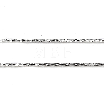 304 Stainless Steel Rectangle Link Chains CHS-G029-01P-1