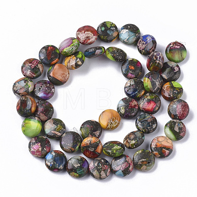 Natural Imperial Jasper Beads Strands G-S355-87A-01-1