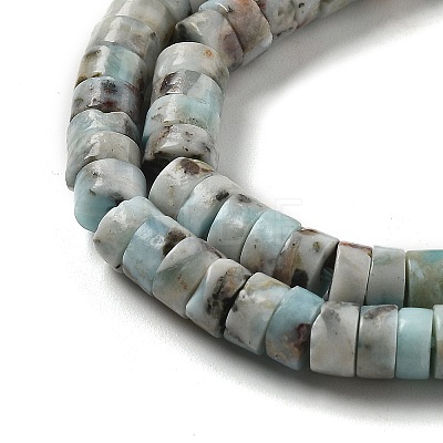 Natural Larimar Beads Strands G-Q024-B03-02-1