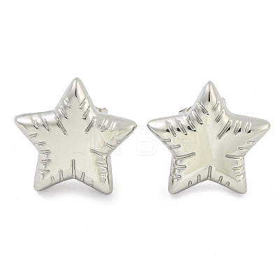 Non-Tarnish 304 Stainless Steel Stud Earrings for Women EJEW-S227-36P-1