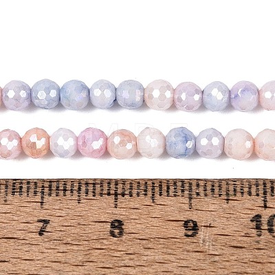 Anti-Tarnish Electroplate Glass Beads Strands EGLA-N027-02A-05-1