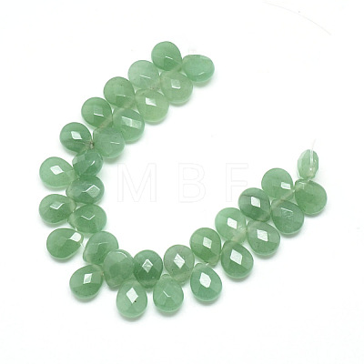 Natural Green Aventurine Gemstone Beads Strands G-T006-11-1