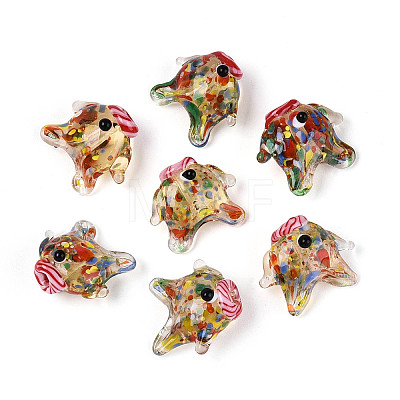 Handmade Lampwork Beads Strands LAMP-N036-22C-1
