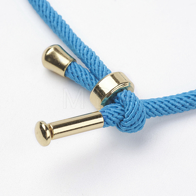 Cotton Twisted Cord Bracelet Making MAK-L012-02-1