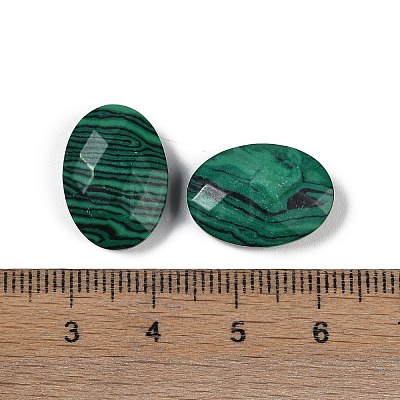 Synthetic Malachite Cabochons G-O175-15L-01-1