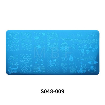 Stainless Steel Nail Art Stamping Plates MRMJ-S048-009-1