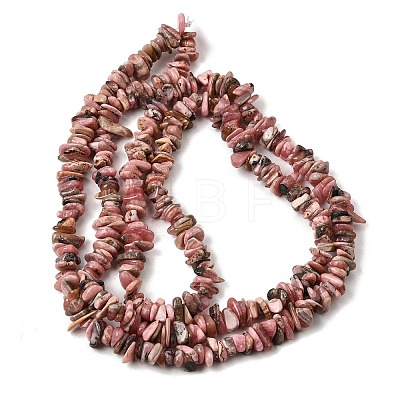 Natural Argentina Rhodonite Beads Strands GG-CBAC13F-B04-01-1