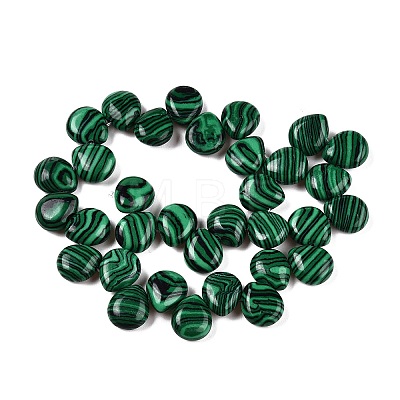 Synthetic Malachite Beads Strands G-T138-119-1