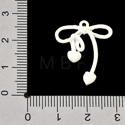 Spray Painted Alloy Pendants AL-CBA31C4-04A-1