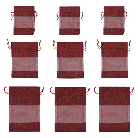 9Pcs 3 Styles Cotton Packing Pouches OP-TA0001-18B-1