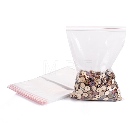 Plastic Resealable Packaging Bags X-OPP-Q002-22x32cm-1